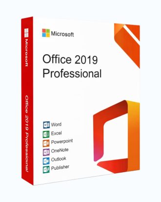 Microsoft Windows Office 2019 Pro, Lifetime License Key License - 1 User for PC